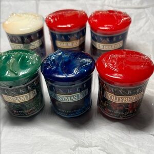Yankee Candle Festive Votive Collection-Set of 6